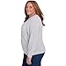 Alfred Dunner Classic Crew Neck Chenille Pullover Sweater (US, Alpha, Medium, Regular, Regular, Standard, Grey)