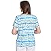 Alfred Dunner Parrot Cay Chicklet Multicolor Polyester Short Sleeve Top (US, Alpha, X-Large, Regular, Regular, Standard, Cobalt/Multi)