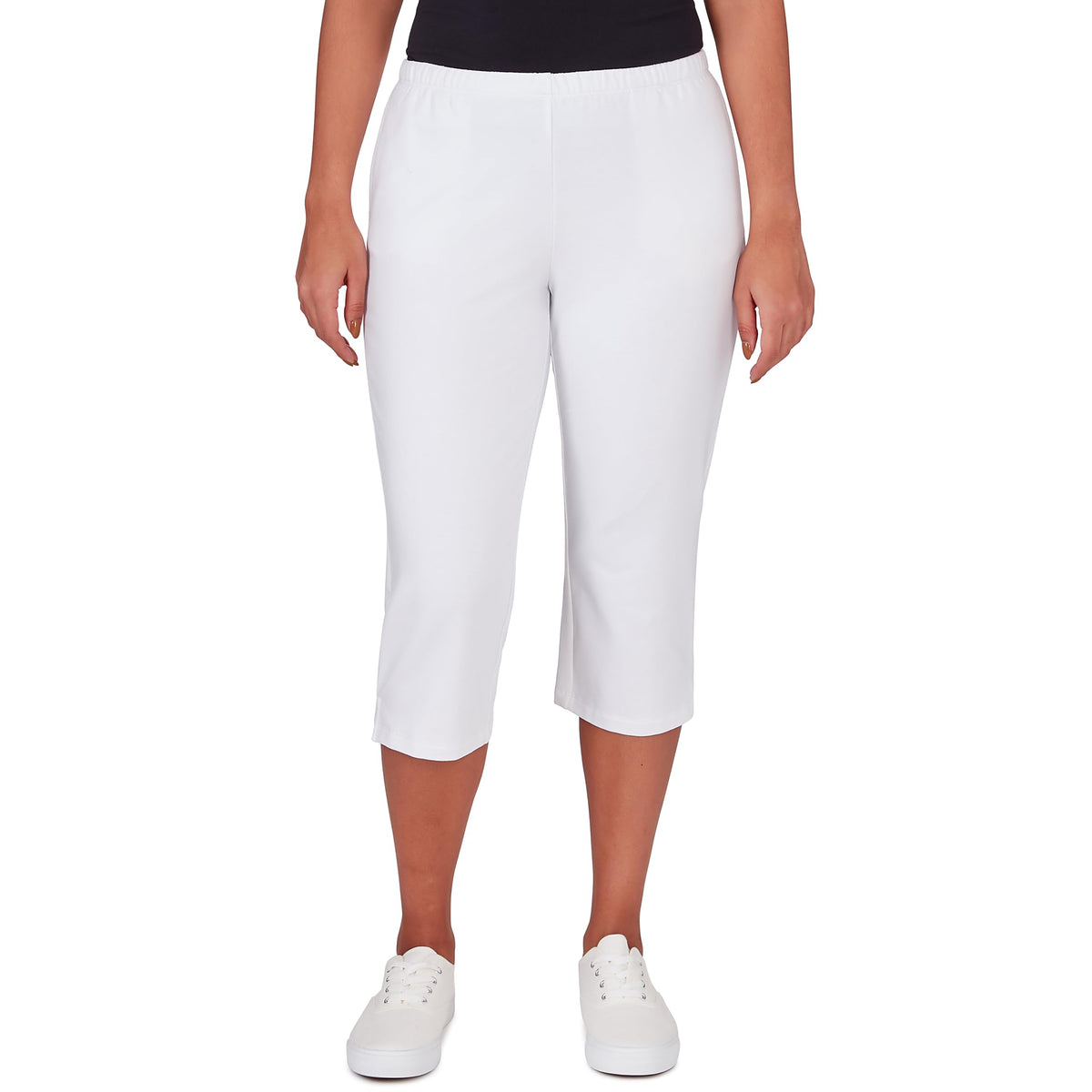 Ruby Rd. French Terry (US, Alpha, Small, Regular, Regular, Misses, White)