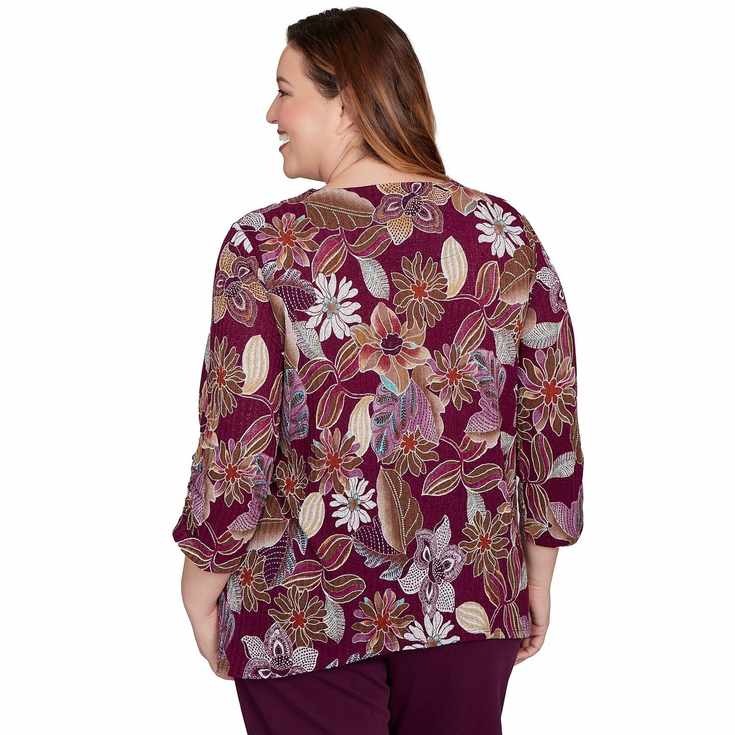Batik Floral Melange Printed Top