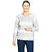 Alfred Dunner Women's Plus-Size Casual Ombre Lightweight Sweater Size 3X Grey