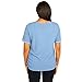 Alfred Dunner Women's Texture with OVERLOCK Stitch Size S Sky Blue