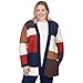 Alfred Dunner Women's Plus-Size Autumn Colorblock Cardigan Size 1X Multi