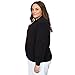 Alfred Dunner Classic Chenille W/Lurix Zippered Cardigan (US, Alpha, 2X, Plus, Regular, Plus Size, Black)