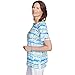 Alfred Dunner Parrot Cay Chicklet Multicolor Polyester Short Sleeve Top (US, Alpha, X-Large, Regular, Regular, Standard, Cobalt/Multi)