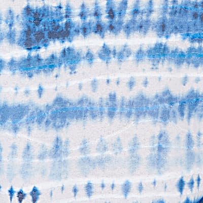 Alfred Dunner Women's Tie Dye Biadere Knotted Crew Neck Top