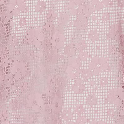 Alfred Dunner Women's Floral Lace Two in One Top with Necklace