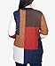 Alfred Dunner Women's Autumn Colorblock Cardigan Size S Multi
