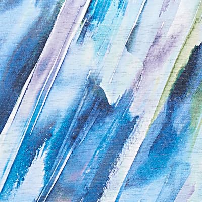 Diagonal Brushstroke Top with Necklace