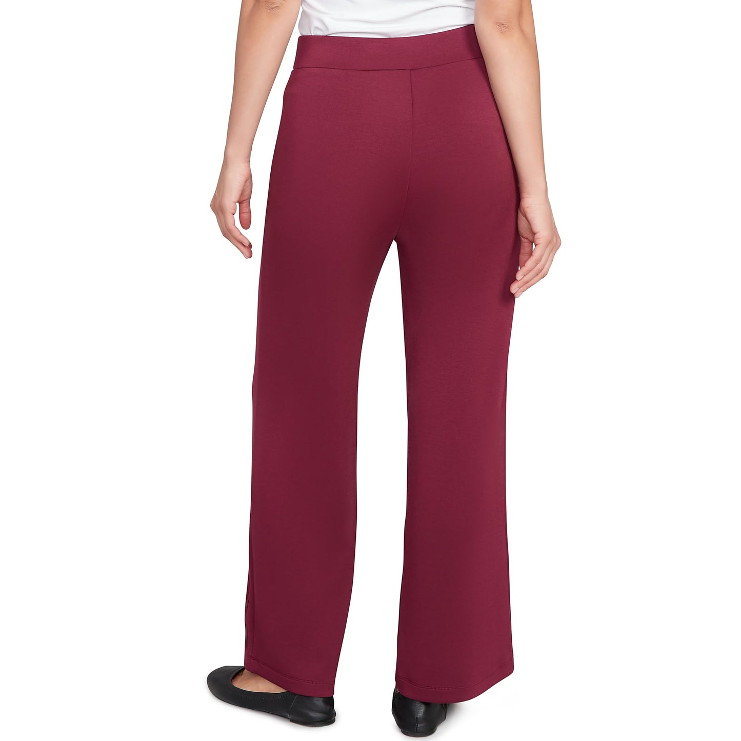 Ruby Rd. Scuba with Embroidery (US, Alpha, Medium, Regular, Regular, Standard, Raisin)