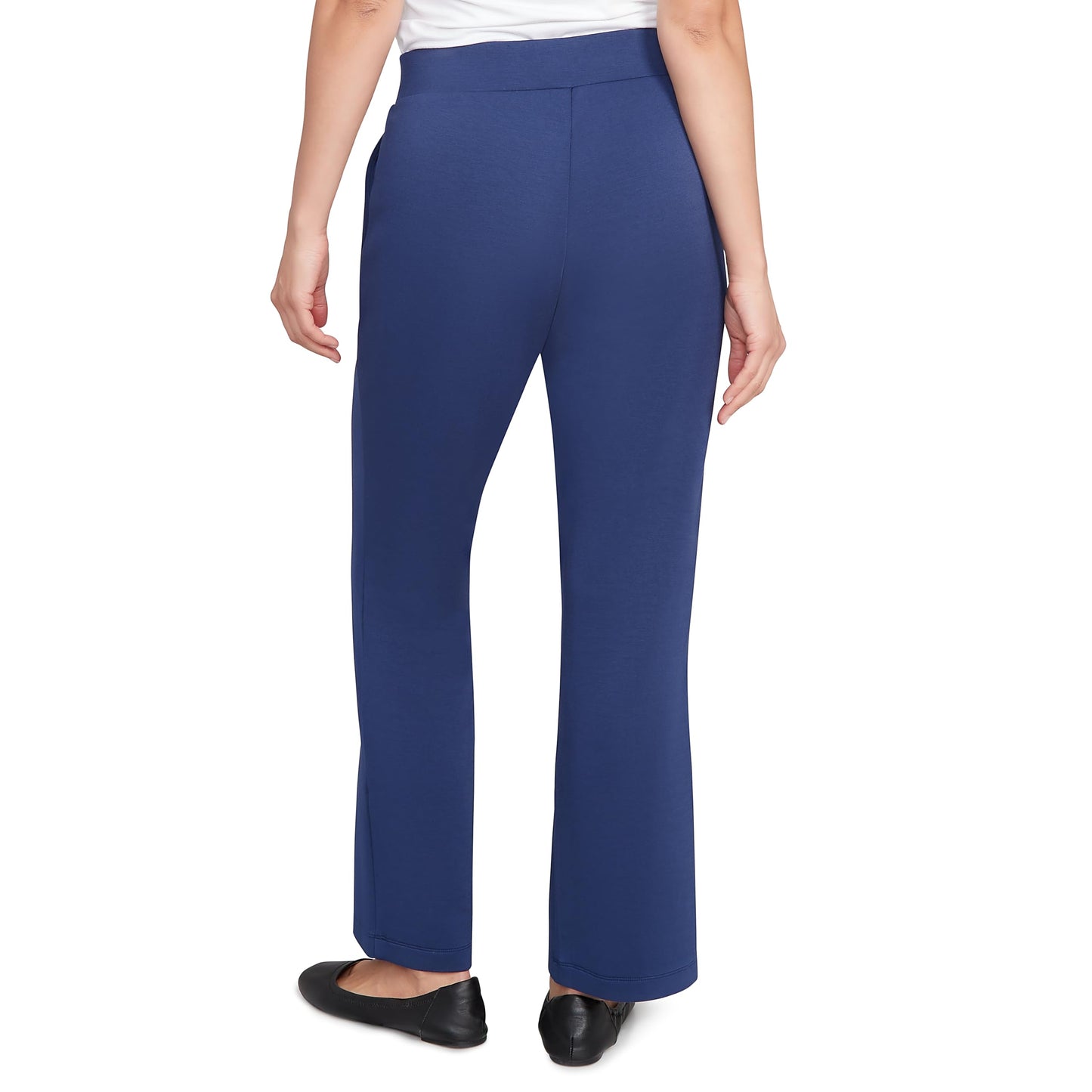 Ruby Rd. Scuba with Embroidery (US, Alpha, Large, Regular, Petite, Petite, Deep Blue)