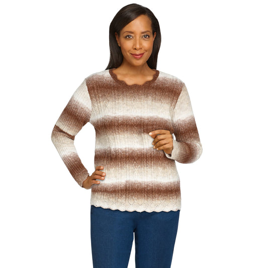 Alfred Dunner Women's Ombre Sweater