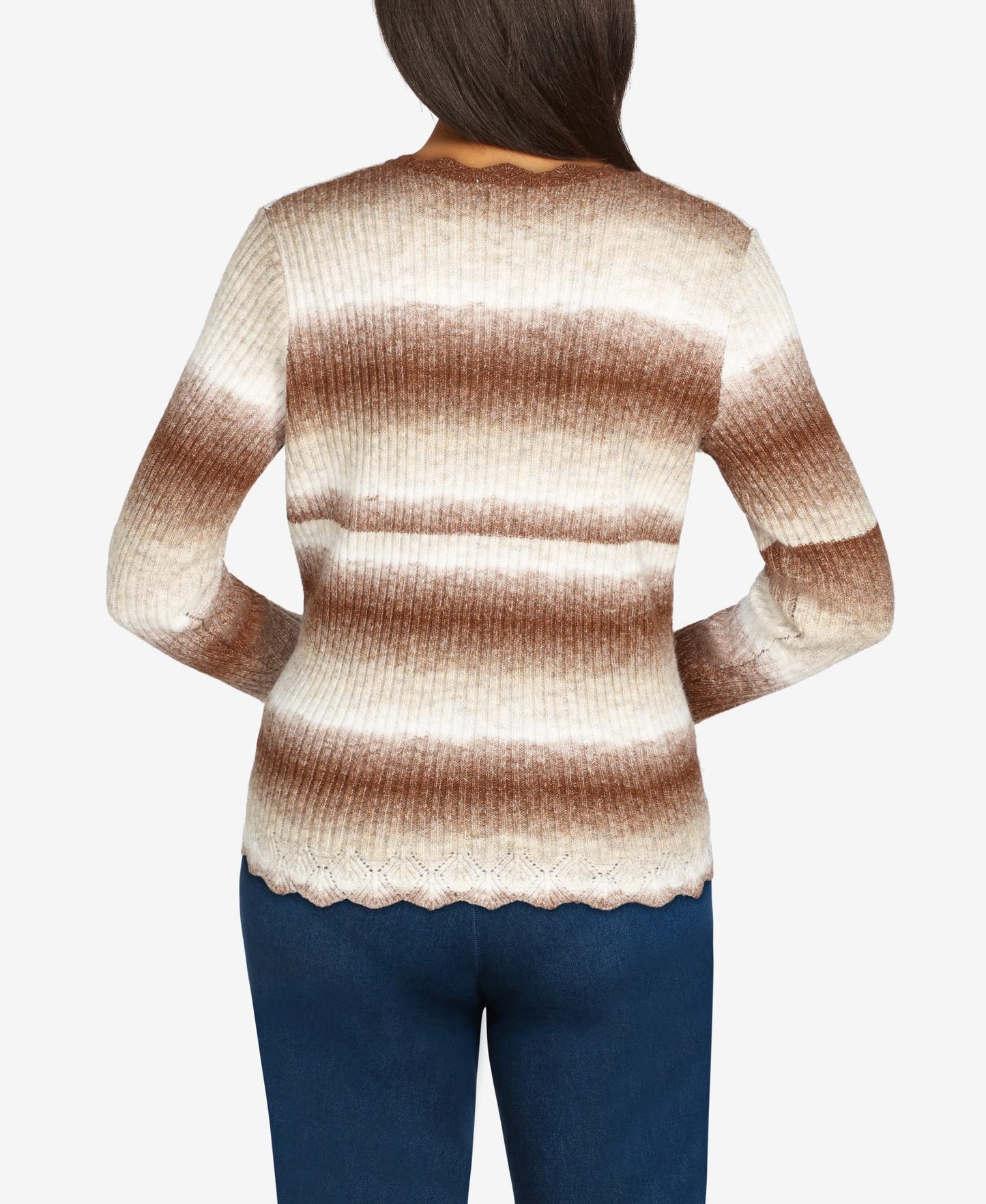 Alfred Dunner Women's Ombre Sweater