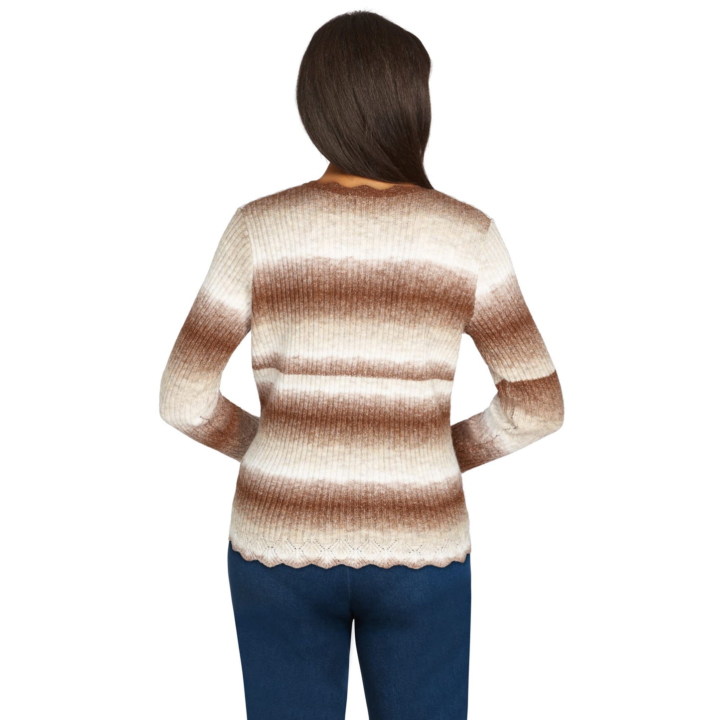 Alfred Dunner Women's Ombre Sweater