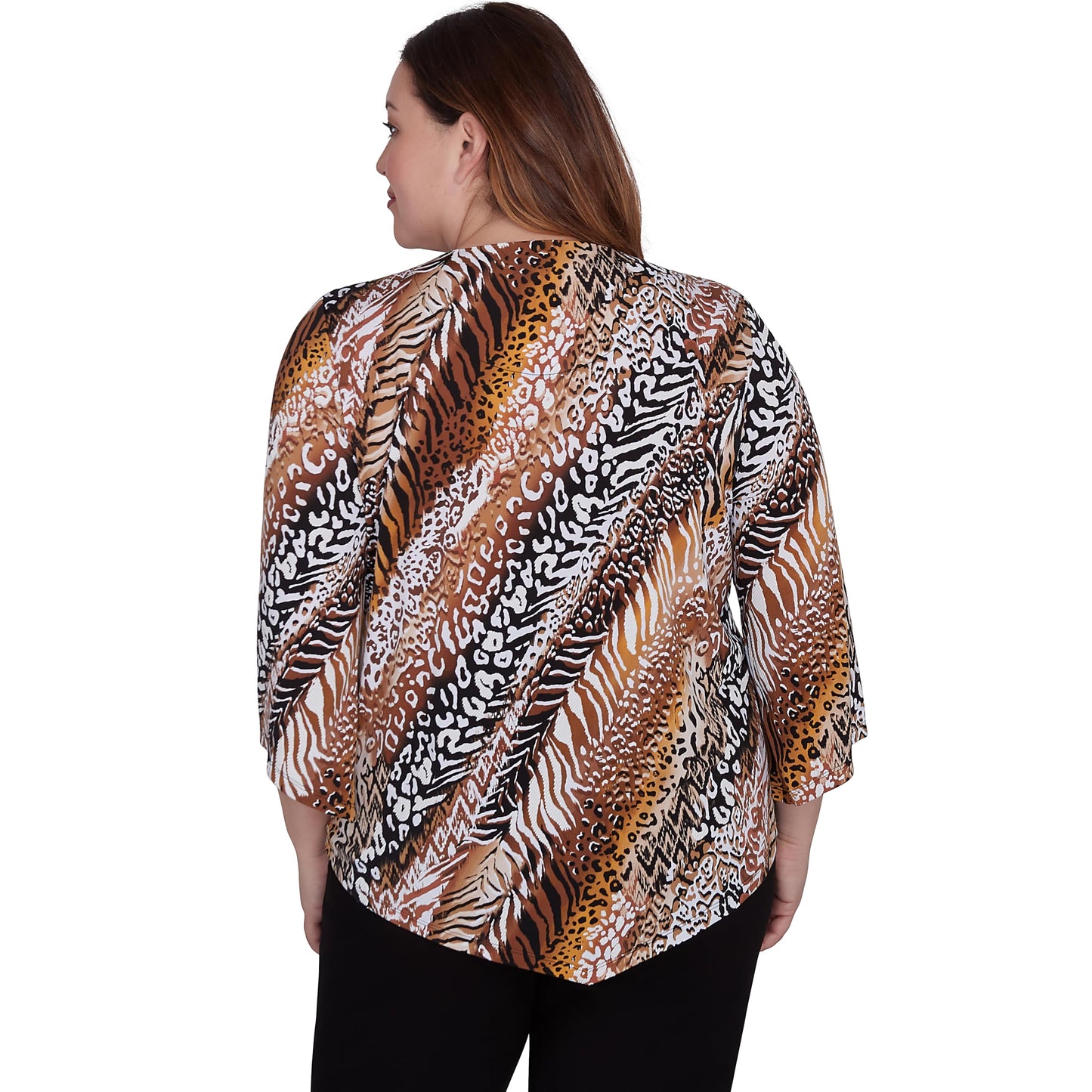 Alfred Dunner Rue Rivoli (US, Alpha, 3X, Plus, Regular, Plus Size, Natural/Multi)