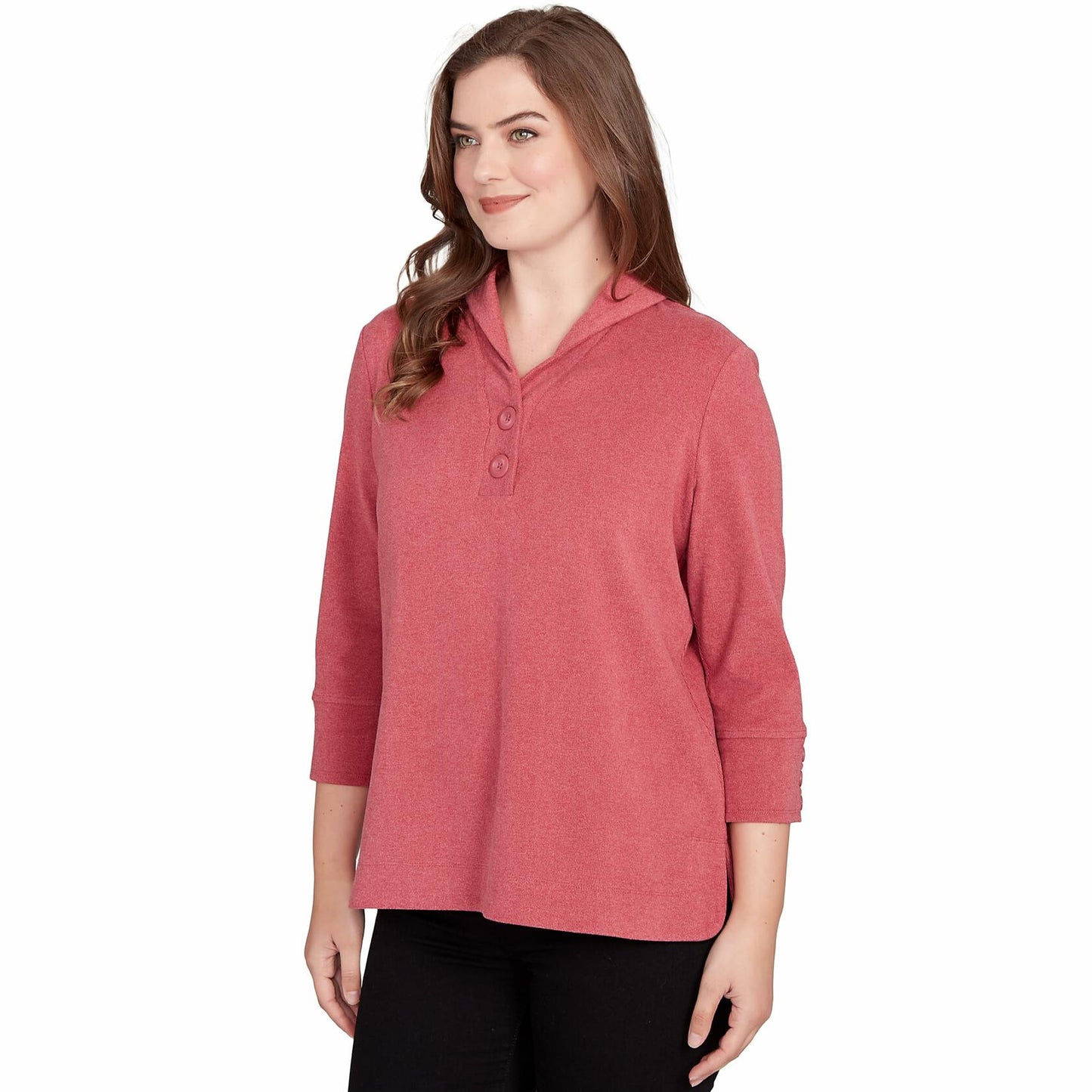 Ruby Rd. Knit Rib Pullover
